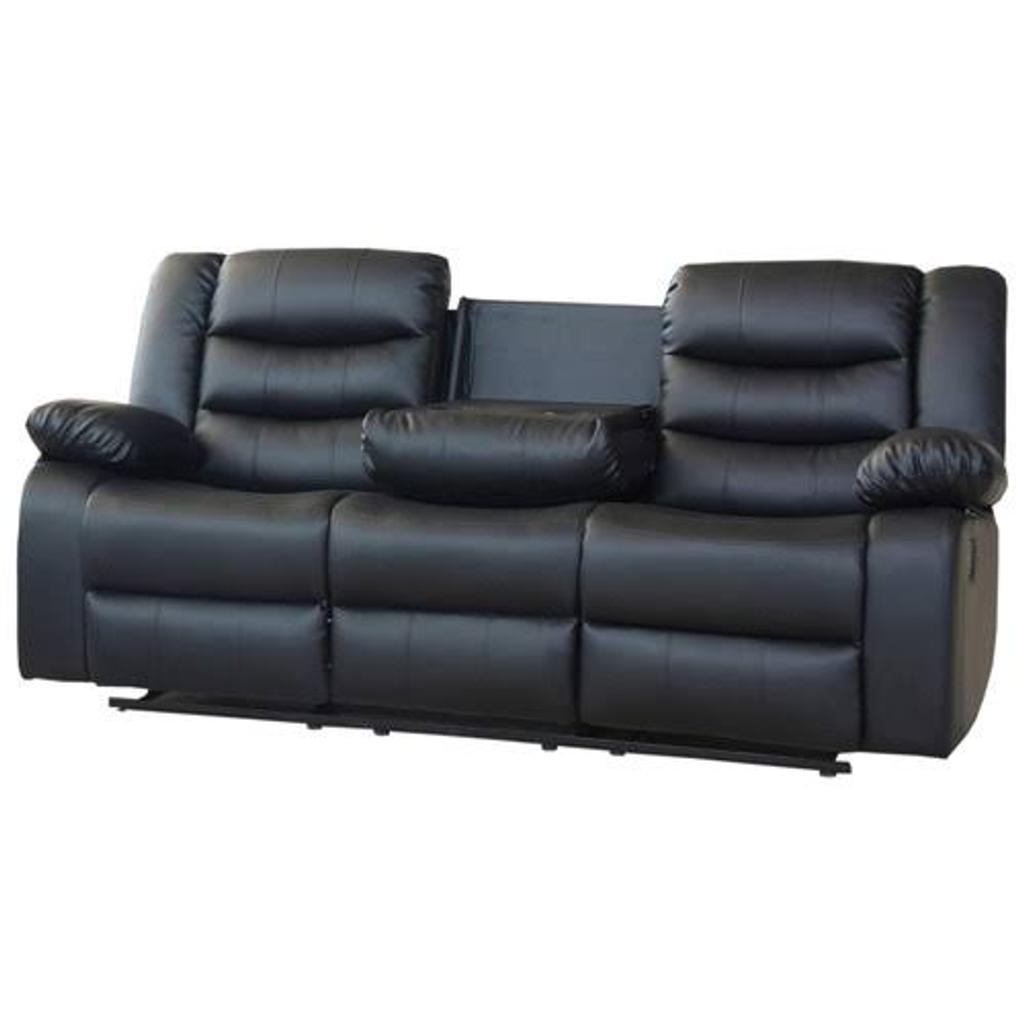 Comfortable and Stylish Leather Recliner Sofa in NE46 Hexham for £430. ...