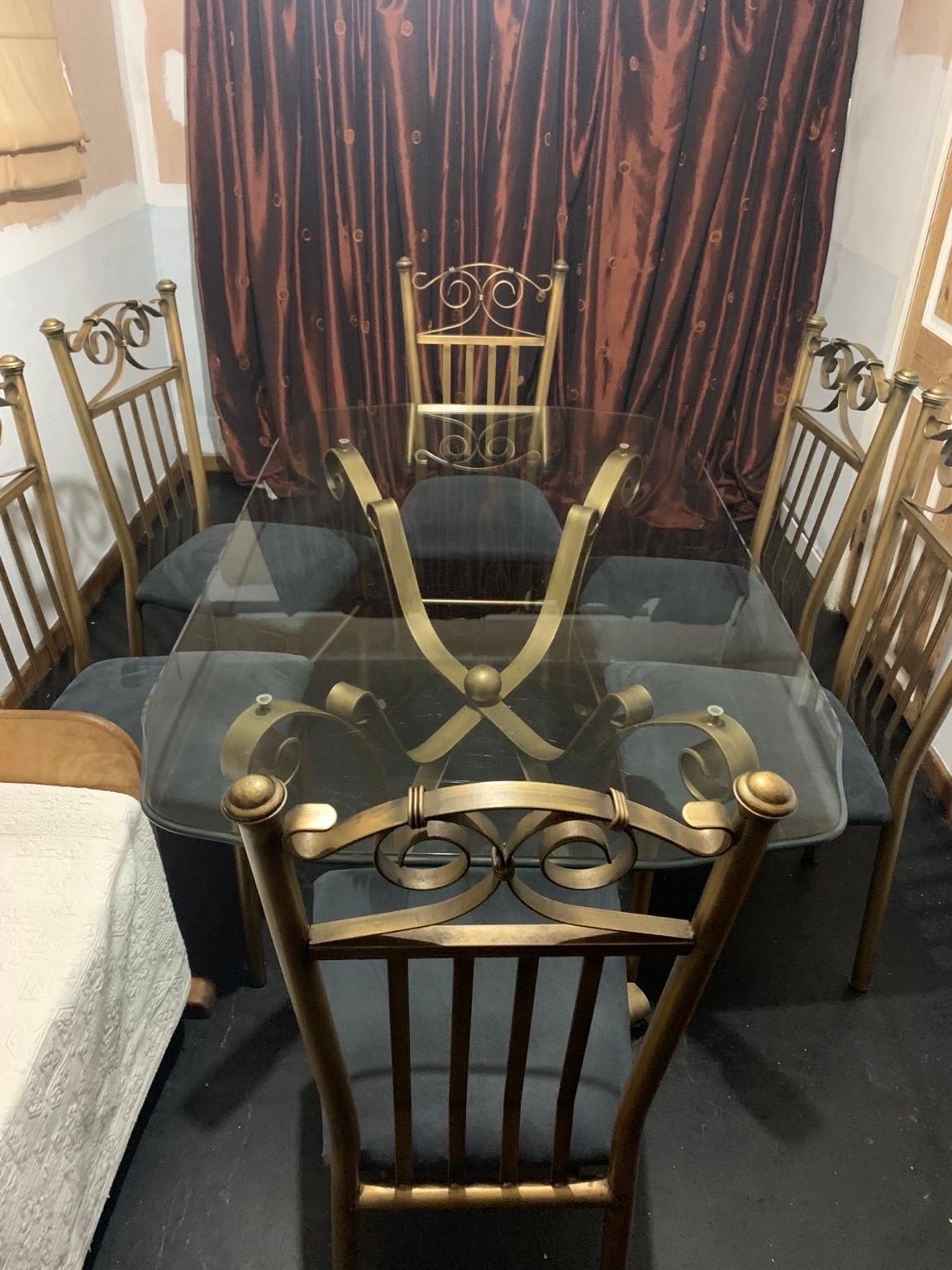 Rod iron store dining table price