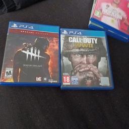 dead by daylight and call of duty WWII