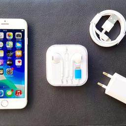 Verkauft wird ein Apple iPhone 8 Generation mit 64 GB Speicherplatz und mit viele zubehör (Offen Netze)

-- Das Gerät ist voll funktionsfähig und hat keine Kratzer oder Gebrauchtspurren wie abgebildet .

-- Details & Angebotinhalte
Lightning Kabel / Power Adapter
Kopfhörer / Sim Nadel
- Akku 100% (Original Akku)
