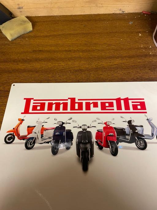 Vehicles South Yorkshire Barnsley - Photos for Lambretta metal sheet sign