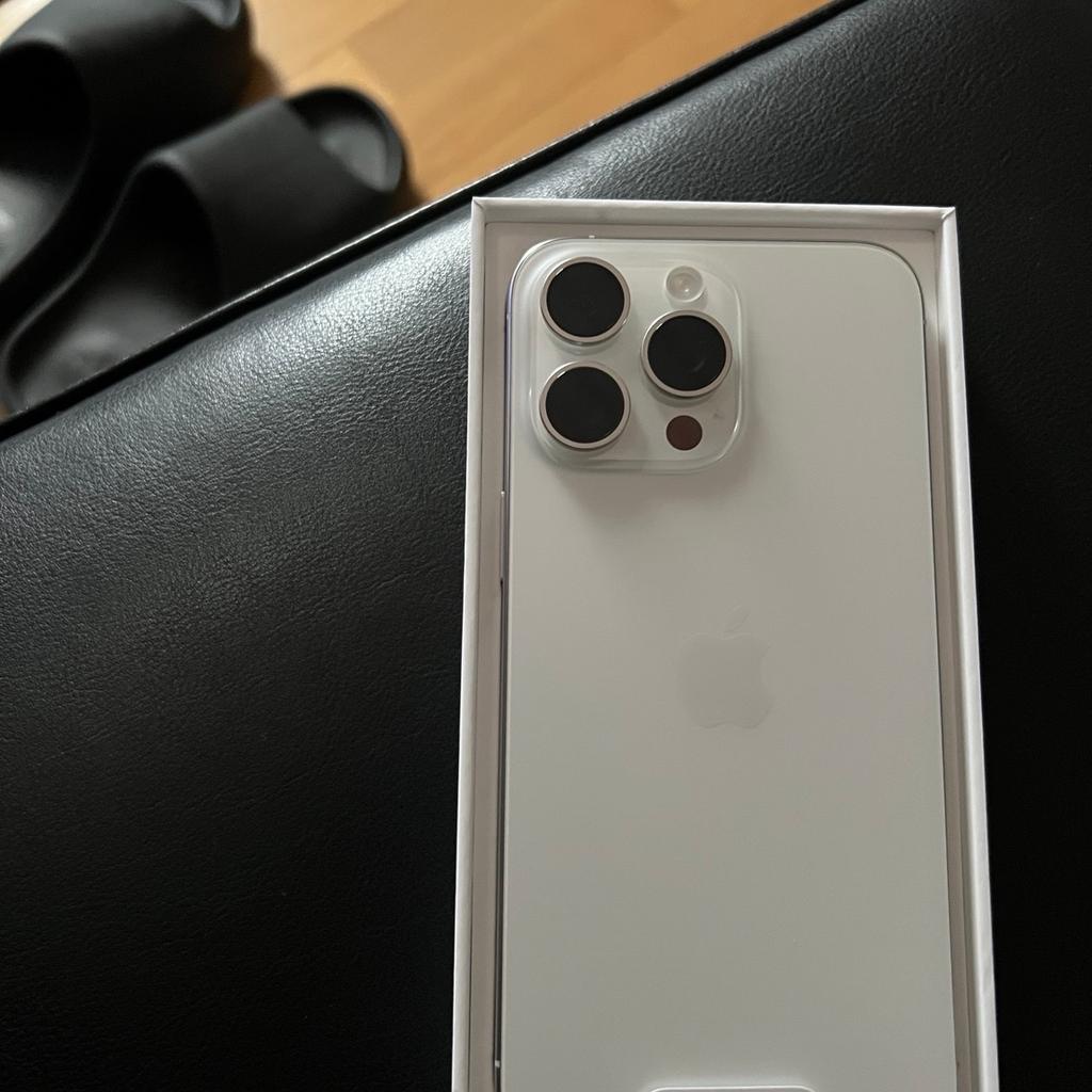 iphone 15 pro max 256gb titan weiß