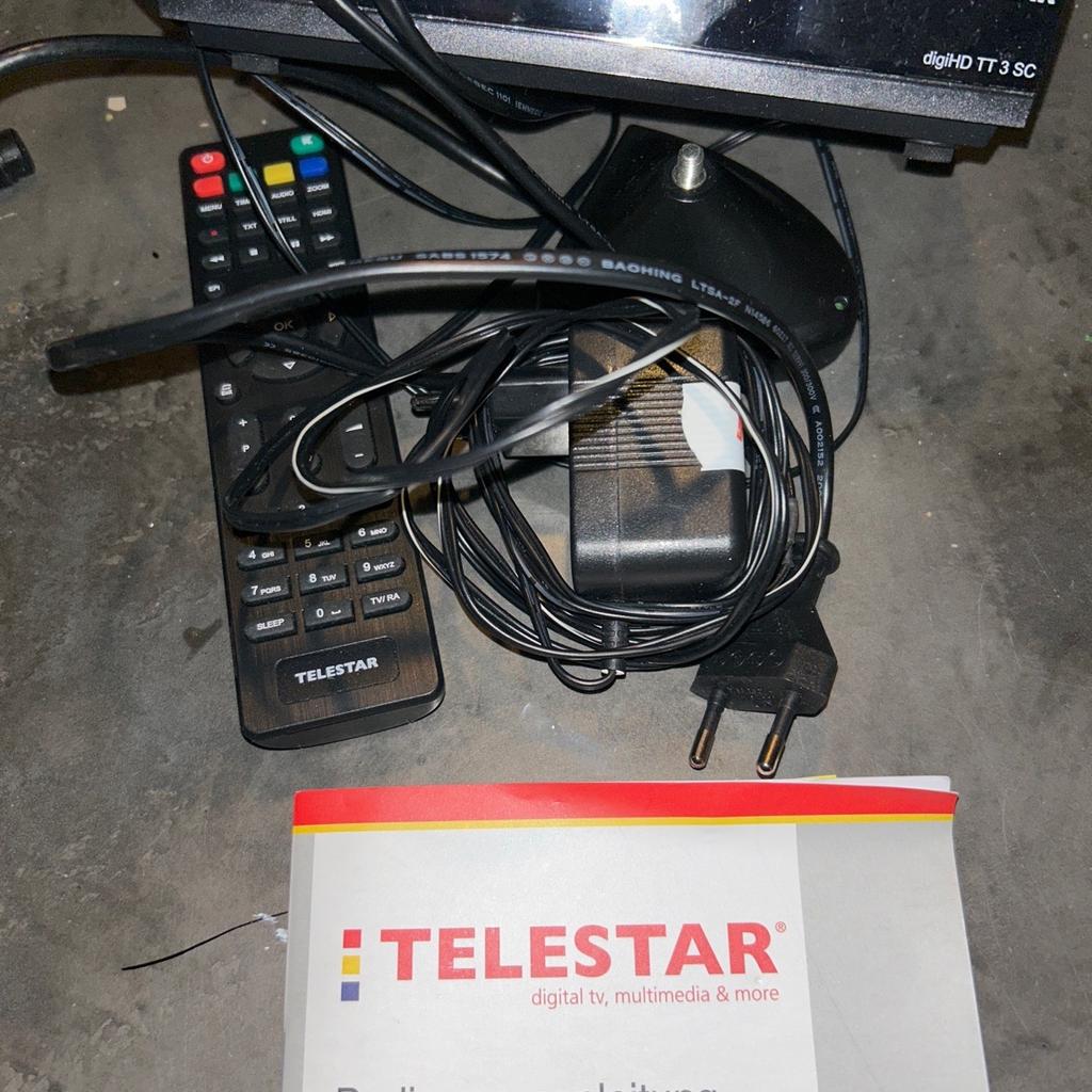 Voll funktionstüchtiger digitaler Receiver von Telestar digiHD TT 3 SC