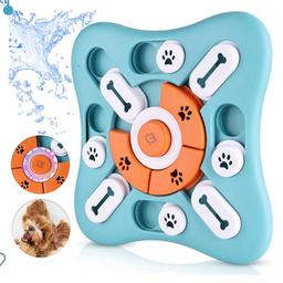 ToBu Line Intelligenzspielzeug für Hunde - 100% spülmaschinengeeignet - interaktives Hundespielzeug mit 3 Schwierigkeitsgraden & Quietschfunktion - Anti-Schling-Effekt