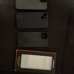 3 Stk Backcover iPhone 13
1x Clearglas (seitlich schwarz)
1x schwarz Silikon
1x Carbonoptic
1 Stk Panzerglas *neu*