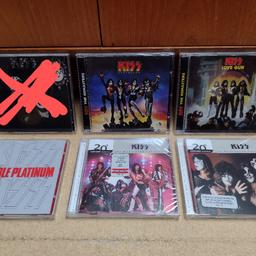 For sale are 5 Kiss CDs. All 5 are in brand new condition (The Best Of vol 2 is still sealed). £25 the lot. Collection from Hastings area or I can deliver within a 5 mile radius. I can post for extra