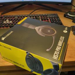 Corsair HS70 Pro wireless headphones, brand new opened but never used