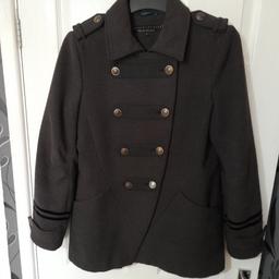 lovely warm winter military style coat good clean condition collection dy2