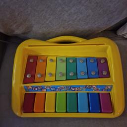 Xylophone comes with 2 sticks and sheets with music notes to play. In good condition, only used a few times.
Collection Preferred