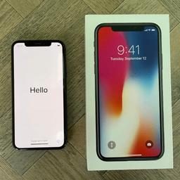 Immaculate condition. Fully working including features like Face ID and True Tone. Has no issues. Unlocked to all networks. Comes with original box. Great Christmas gift! Contact on 07501485095 for quicker replies.