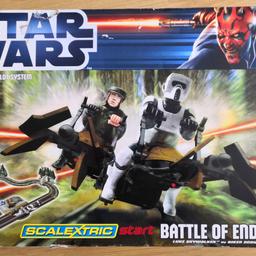 Hardly been used
In excellent condition
Tested and everything working as it should do.
Instructions included
1:32 scale slot system
For ages 5+
Luke Skywalker vs Biker Scout
Bargain for only £50.00 for quick sale.
Collection from L22 area or can deliver for fuel costs.