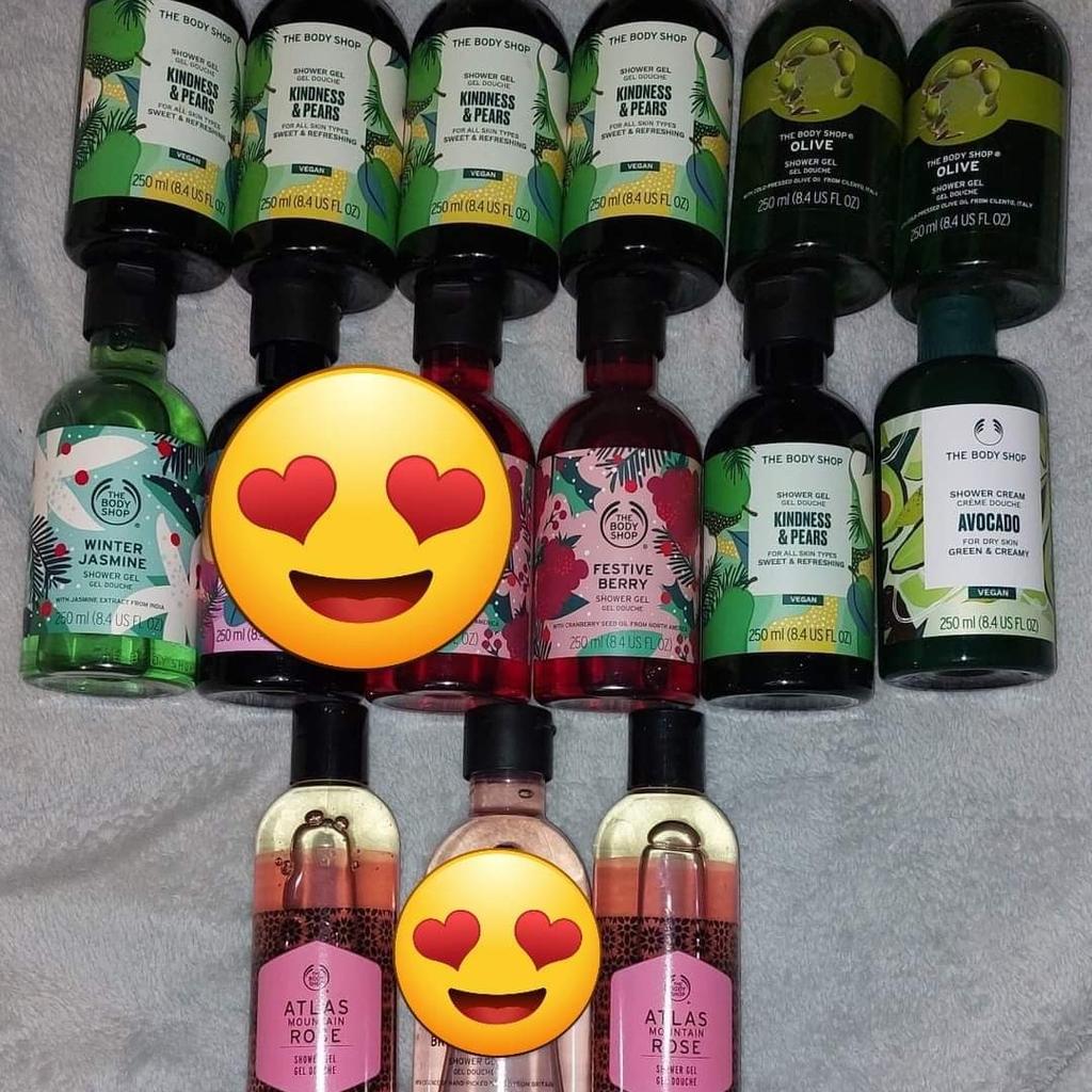 Brand new body shop shower gel. selling off my stock that I no longer need. £3.50 each.
 Collection only West bromwich

viewing welcome
Sold as seen
no returns or refunds