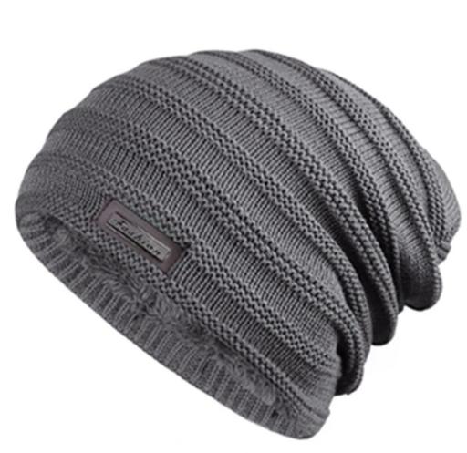 Buy & Sell East London Cranham - East London - Photos for Grey striped beanie style winter hat