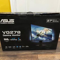 Great gaming monitor. Only lightly used and packaged back into original box. Selling 2 of these, one is the Q variant with 1ms response and 144hz. The other is the QF with 0.5ms response and 165mz refresh. Absolutely great monitors. Selling as I’ve gone for an ultra wide instead