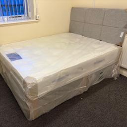 🚚 *FREE* Same day delivery on this bed when ordered before 1pm! 🌟

DOUBLE WESTMINSTER FIRM ORTHOPAEDIC MATTRESS WITH  DIVAN BASE AND MATCHING OLIVE HEADBOARD- Matiz silver fabric also come with 2 drawers at the foot end 

BARGAIN PRICE 🌟🌟🌟
THIS MATTRESS IS A HAND TUFTED FIRM ORTHOPAEDIC
COMES COMPLETE WITH CHROME FEET
£400.00 

B&W BEDS 

Unit 1-2 Parkgate court 
The gateway industrial estate
Parkgate 
Rotherham
S62 6JL 
01709 208200
Website - bwbeds.co.uk 
Facebook - Bargainsdelivered woodmanfurniture
Free delivery to anywhere in South Yorkshire Chesterfield and Worksop on orders over £100
Same day delivery available on stock items when ordered before 1pm (excludes sundays)

Shop opening hours - Monday - Friday 10-6PM  Saturday 10-5PM Sunday 11-3pm