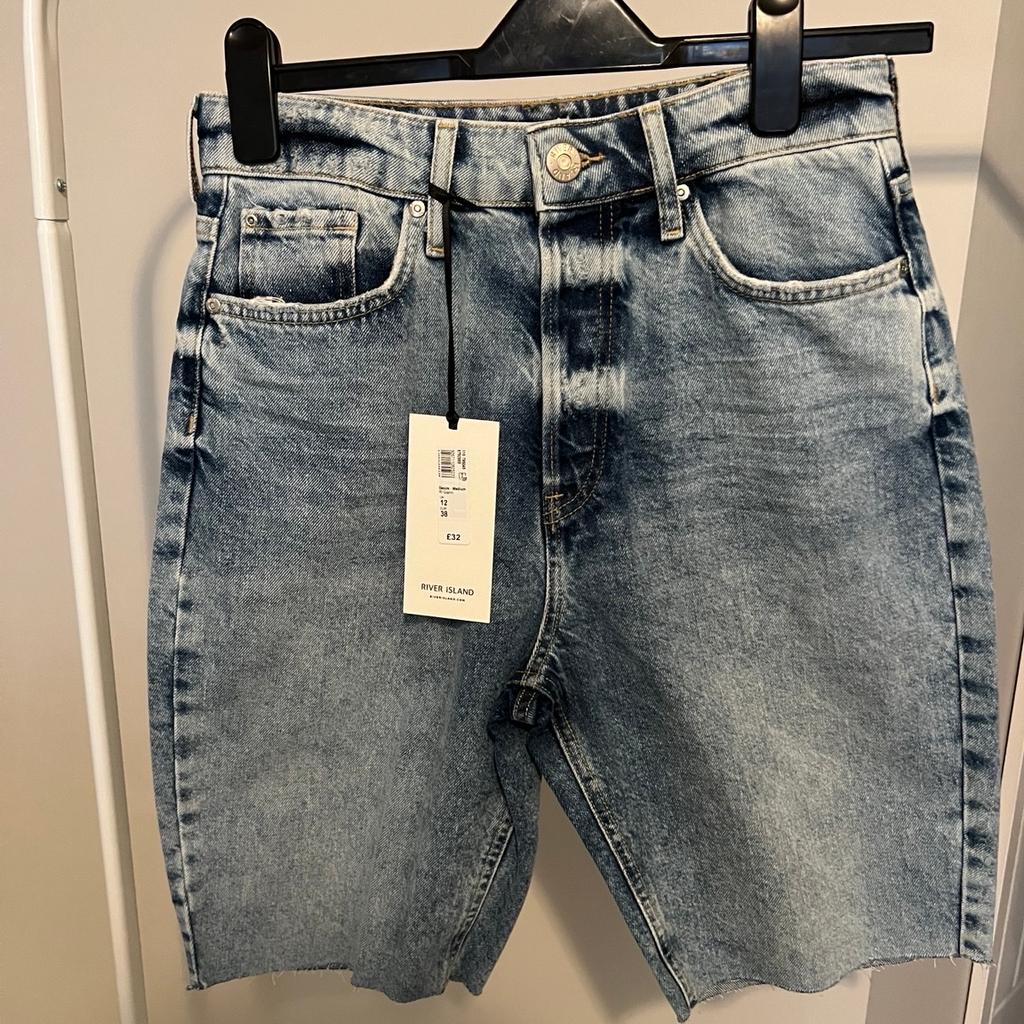 River island sale jean shorts