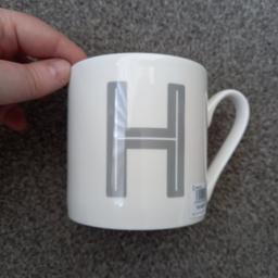 Brand new, letter/initial H mug, in excellent condition, from a pet and smoke free home.

Would make a great Christmas gift.