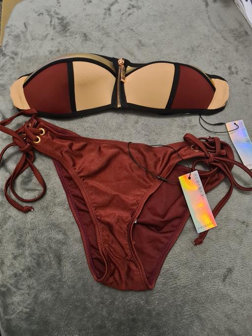 Buy & Sell Nottinghamshire Gedling - Photos for Womens Strapless Burgundy bikini size 14