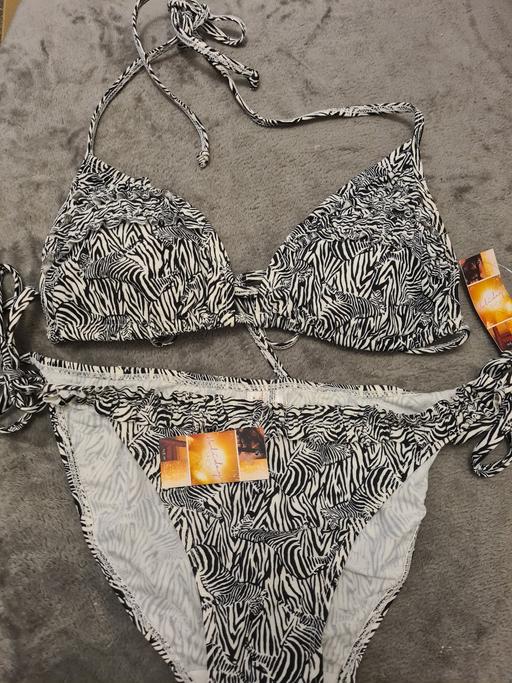 Buy & Sell Nottinghamshire Gedling - Photos for Womens Zebra tie bikini set