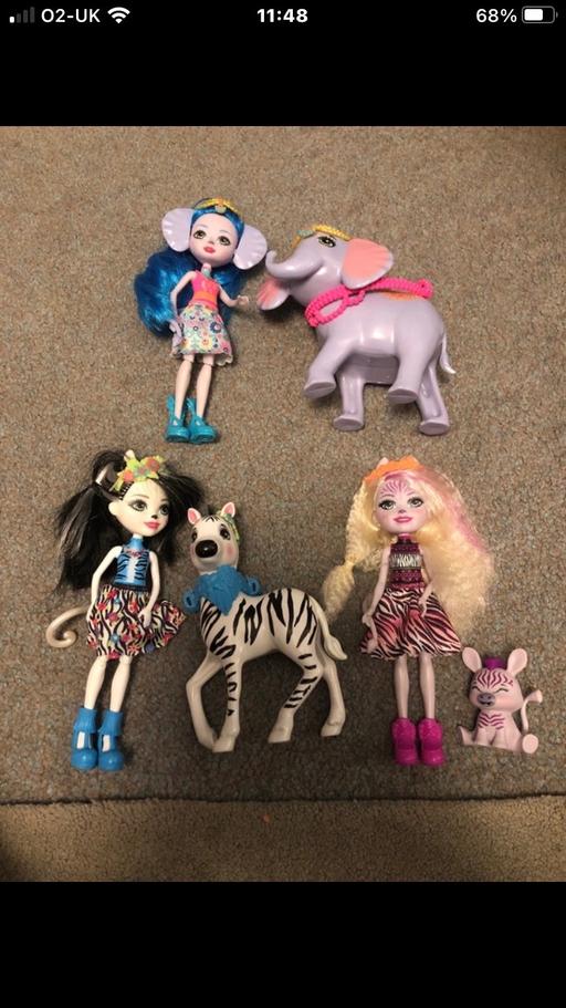Buy & Sell West Midlands Birmingham - Photos for Enchantamals 3 animal dolls & pets as new £15