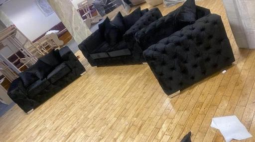 Buy & Sell Edgbaston Birmingham - Photos for Black Ashton Sofa Set
