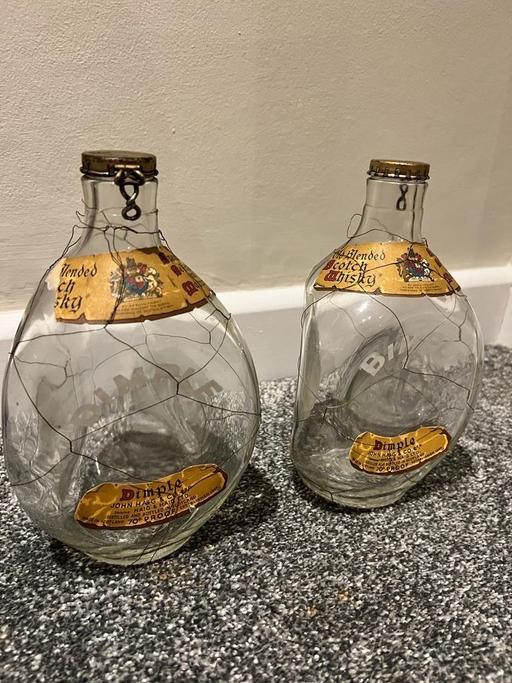 Buy & Sell Surrey Elmbridge - Photos for Vintage John Haig Dimple Whiskey Bottles