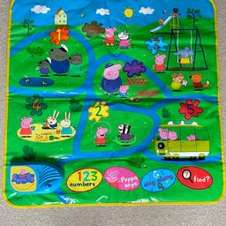 Peppa pig 2025 interactive playmat