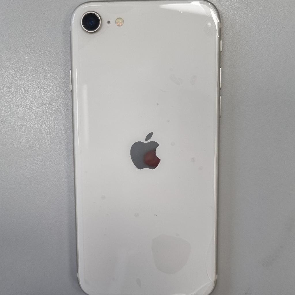 Verkaufe ein wenig gebrauchtes iPhone SE. leider im hinteren Glas leicht gesprungen. funktioniert aber einwandfrei.