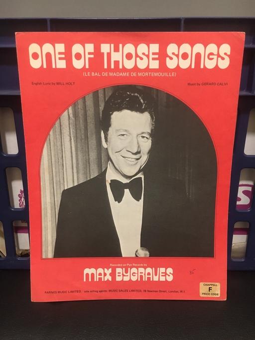 Buy & Sell Lancashire South Ribble - Photos for Max Bygraves - One of those Songs