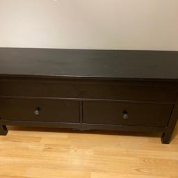 Large IKEA ottoman with 2 large, deep drawers. A great piece of furniture for storage. Could do with upcycling due to scratches on lid and drawers.