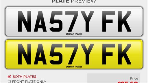 Vehicles Essex Rochford - Photos for Private registration plate on retention.