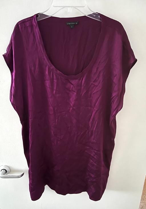 Buy & Sell West London West Kensington - West London - Photos for Theory Lilla/Eternity Silk Blouse Top Size L