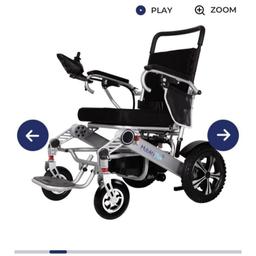 Hi I'm selling a BRAND NEW never been used ultra Lightweight Instant folding electric Wheelchair. (Mobility Plus)

Comes with two new lithium batteries - never been used and its charger. Original box.

Bought as a gift for Mother. However, she never used it. 

Collection from Rochdale. 

Selling at a very good price £750. Any questions feel free to ask. 😊