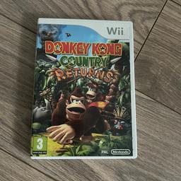 Nintendo Wii Donkey Kong - country return game