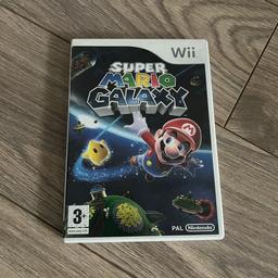 Nintendo Wii super Mario galaxy game