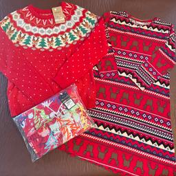 Girls Christmas Clothes Bundle

Christmas Jumper from Nutmeg - Age 11-12 - New with Tags
Christmas Pyjamas from Next - Age 13 - New with Tags
Christmas Dress from Matalan - Age 13 - Excellent Condition

Collection from B98 8RW