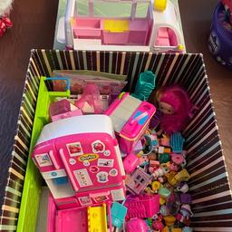 Box full of Shopkins toys and Accessories 

Free to collector from B98 8RW
