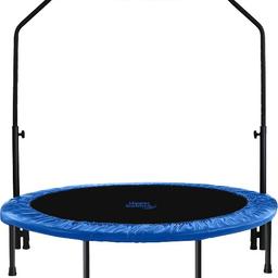 40inch boogie bounce trampoline for exercise. weight loss kids comes complete with handle extends folds up read the description in pics all dismantled ready only used once comes from a pet and smoke free home buyer collects B32 quinton