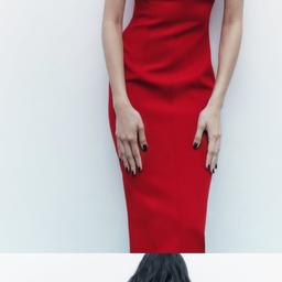 This is new never worn Zara red party dress size M. In a new condition still with tag. Please contact if need more pictures.