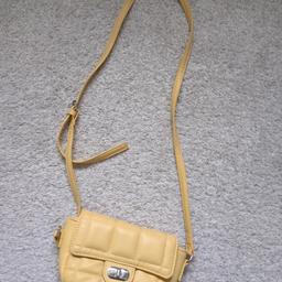 yellow handbag in excellent condition