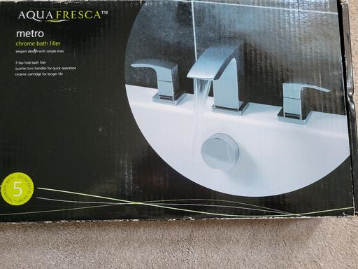 Buy & Sell Kent Medway - Kent - Photos for BRAND NEW 3 HOLE BATH TAPS CHROME.