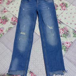 Zara girls jean trousers, size:7years