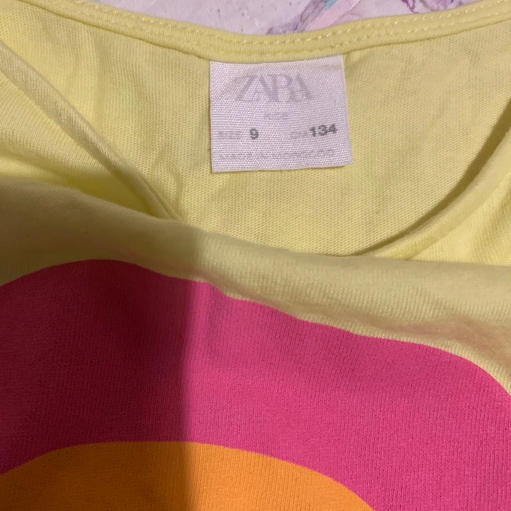 Zara girls top shirt, size:9years
