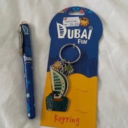 New gifts from Dubai
Key ring and biro pen, can be changed with refill