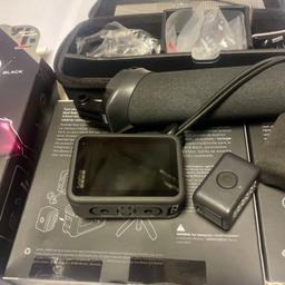 GoPro Hero 9 Black Accessories Bundle, Pristine condition, still under warranty
What is included:
* GoPro Hero 9 Black
* GoPro Camera Stick Black/Orange
* GoPro two batteries 
* GoPro Media Mod
* GoPro Light Mod
* GoPro USB Cable
* GoPro Mic