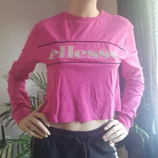 Buy & Sell Surrey Woking - Photos for Ellesse Long Sleeve Crop T-Shirt Size 10