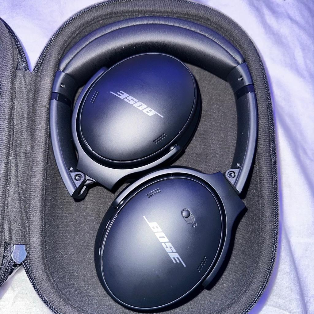 That’s the power of Bose QuietComfort® headphones: a best-in-class combination of noise cancelling, audio performance and comfort. Add in Adjustable EQ so you can tune your music to your liking, and it’s love at first listen.

These are used once but new condition

Offers but nothing silly please.