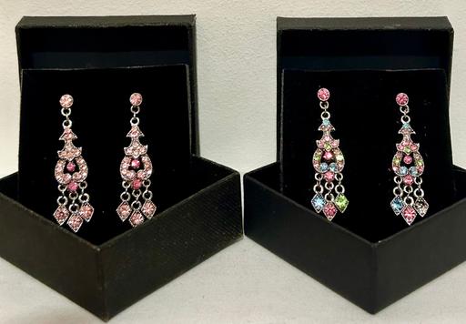 Buy & Sell Surrey Mole Valley - Photos for 2 x Bling ‘Chandelier’ Earring’s/New - Boxed