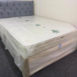 Double Winchester lightly quilted 7 inch deep mattress, Damask divan base with a Grey Plush Buttoned Headboard 

£240.00 ⭐️

B&W BEDS 

Unit 1-2 Parkgate court 
The gateway industrial estate
Parkgate 
Rotherham
S62 6JL 
01709 208200
Website - bwbeds.co.uk 
Facebook - B&W BEDS parkgate Rotherham

Free delivery to anywhere in South Yorkshire Chesterfield and Worksop on orders over £100

Same day delivery available on stock items when ordered before 1pm (excludes sundays)

Shop opening hours - Monday - Friday 10-6PM  Saturday 10-5PM Sunday 11-3pm