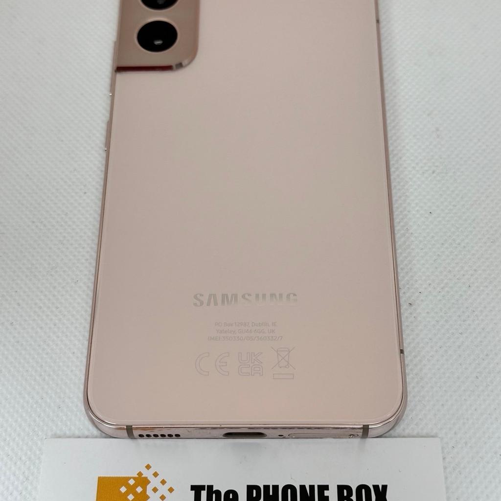 Samsung Galaxy S22 5G 128Gb in Pink Gold. Unlocked and in excellent condition. It comes boxed with new charger plus free case of your choice. 6 months warranty. £295. Collection only from the shop in Ashton-in-Makerfield. Thanks.